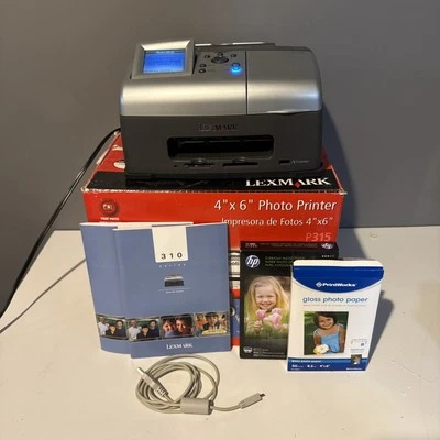Lexmark P315 SnapShot 4"x6" Photo Printer / No ink - Image 1 of 4