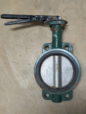 Grúa 6" Estilo 42 Válvula Mariposa Oblea Disco SS y Vástago Manual ANTIGUO STOCK Foto 1 de 4