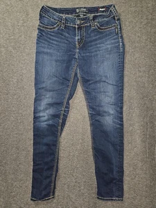 Silver Jeans Co Suki High Super Skinny Jeans Damen 31x31 Denim Super Stretch - Bild 1 von 10