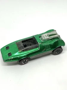 Vintage Hot Wheels Redline 1969 Peeping Bomb metallic grün alles original - Bild 1 von 8