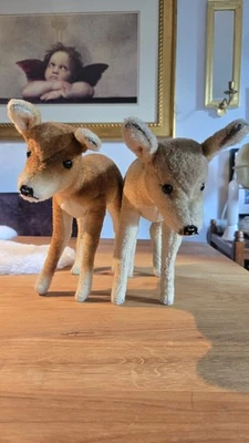 Steiff Wollplüsch Rehe - Bild 1 von 4