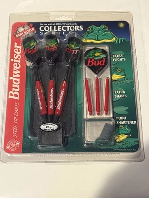 Dart World Anheuser Busch Budweiser Collector Series Punta de Acero 22 GR Dardos Foto 1 de 4