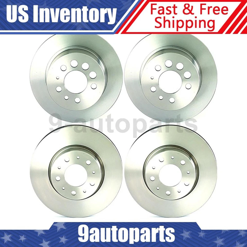 Rotores de freio a disco dianteiros traseiros Brembo OE para 1991 1992 Volvo 740 - Imagem 1 de 4