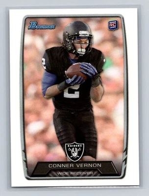 2013 Bowman #206 Conner Vernon RC Oakland Raiders - Image 1 of 2