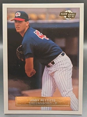 🔥1992-93 Fleer Excel Andy Pettitte #214 RC Minor League YANKEES🔥 - Image 1 of 2