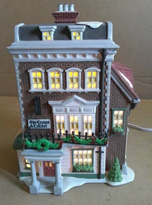 Casas iluminadas Dickens' Village Series Crown & Cricket Inn 1st. Edición 1992 - Imagen 1 de 22