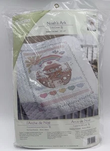 Bucilla Arche Noah gestempelt Kreuzstich 34"x43" #40525 Babywiege Neu - Bild 1 von 5