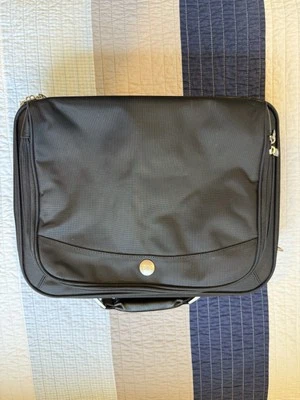 DELL Computadora Portátil Estuche de Transporte Maletín Bolso de Hombro Negro 16"x12"x6" Foto 1 de 4