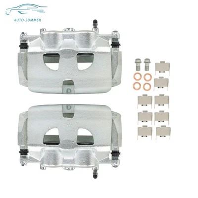 2 шт передних тормозных суппортов с кронштейнами для 2012 2013 2015 2016 Ford F-150 Lobo - Изображение 1 из 4