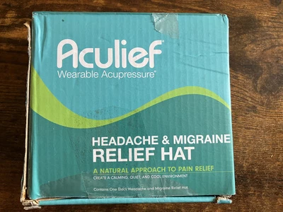 Aculief Wearable Acupressure Headache & Migrane Relief Hat Brand New - Image 1 of 2
