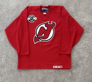 New Jersey CCM NHL Hockey Jersey Size Large - Picture 1 of 3