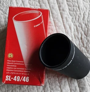 Lente convertidor reductora Canon SL-49/46 - usada - en caja original - Imagen 1 de 6
