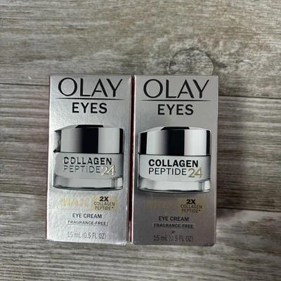 Лот из 2 Olay глаз коллаген пептид 24 Max крем для глаз без запаха 15 мл - Изображение 1 из 4