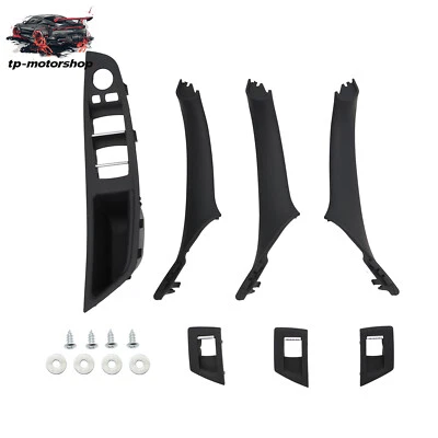 Interior Door Panel Handle Pull Trim Cover For BMW 520i 528i 530i 535i xDrive - Изображение 1 из 4