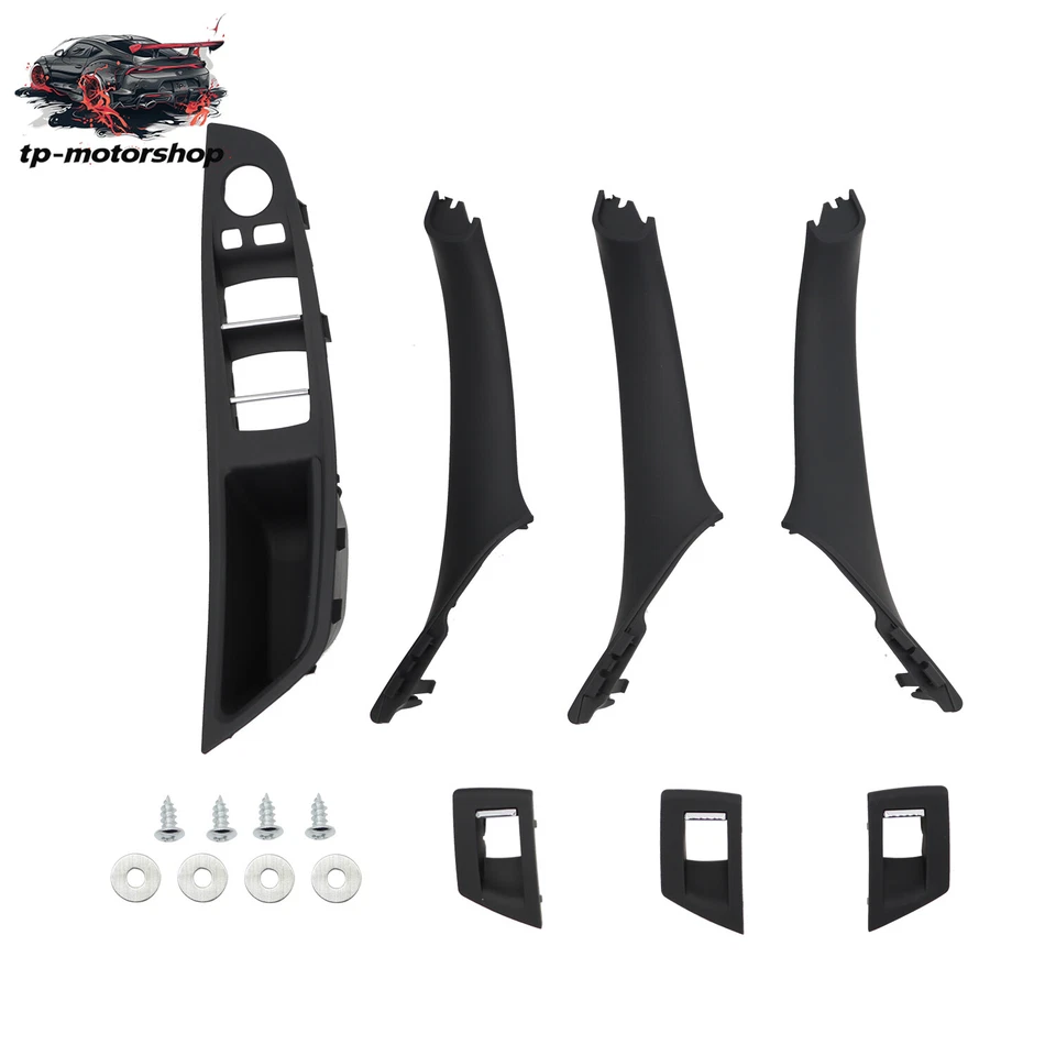 Interior Door Panel Handle Pull Trim Cover For BMW 520i 528i 530i 535i xDrive - Image 1 of 4