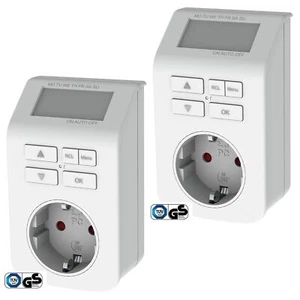 GAO 2x Digitale Wochenzeitschaltuhr TÜV/GS-Zeichen Zeitschaltuhr Countdown Timer - Bild 1 von 2