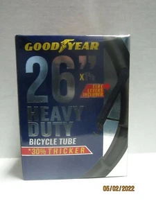 Good Year 26" x 1 3/8 Heavy Duty Fahrradschlauch mit Reifenhebeln - Bild 1 von 2