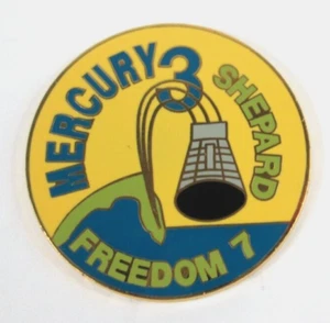 NASA Mercury 3 Freedom 7 First Manned Flight Alan Shepard Coin Medal Space - Picture 1 of 4