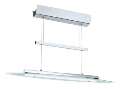 ¡NUEVO! Colgante lineal EGLO Rufo 18 vatios integrado LED cromado Foto 1 de 4