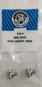 Radio Workman KN-6 CB todas las perillas de repuesto de rosca de 6 mm - bolsa de 2 - Imagen 1 de 5