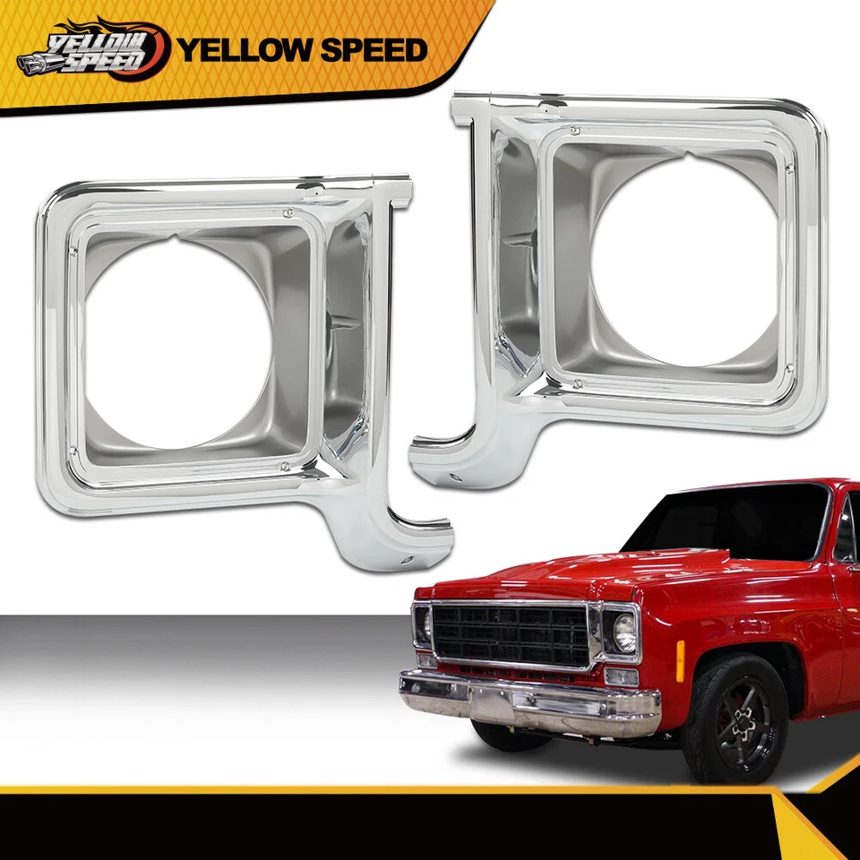 Juego de puertas de faros aptos para Chevrolet C10 Suburban 1973-1978  Foto 1 de 4