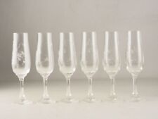 Rosenthal Classic Rose Sektgläser Champagnergläser Glas 6 Stück unbenutzt