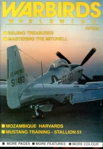WARBIRDS WORLDWIDE 15 T-28 TROJAN FENNEC_T-6 HARVARD_B-25_SWISS VAMPIRE_TF-51 SK - Bild 1 von 4