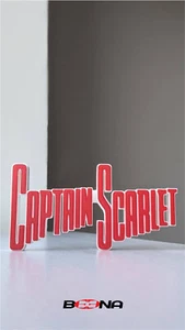  CAPTAIN SCARLET   logo display Beena Studio - Picture 1 of 3