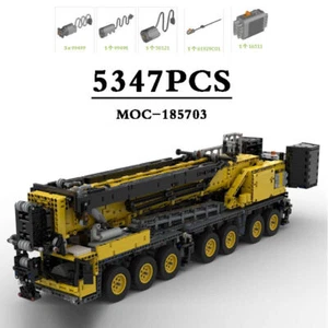 Grove GMK7550 Grúa Móvil Motorizada MOC Bloques de Construcción Juego de Juguete MegaWingLift - Imagen 1 de 9