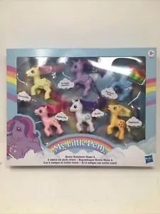 My Little Pony Retro Rainbow Mane 6 G1 80s Inspired 3" Figures Hasbro 2019 - Picture 1 of 8