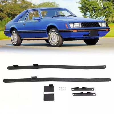 Conectores de subquadro preto comprimento total bruto para Ford Mustang 1979-2004 #555-5245 - Imagem 1 de 4