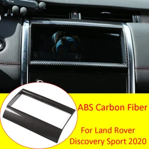 Carbon Fiber ABS Center Navigation GPS Cover For Land Rover Discovery Sport 2020 - Picture 1 of 12