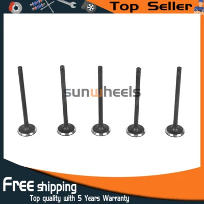 Juego de 5 válvulas de escape 9454609 6 mm para Volvo S60 S70 S80 V70 Foto 1 de 4