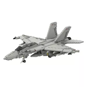F/A-18E SUPER HORNET 1483 Pieces MOC-119063 Building Blocks Toys Creative Set - Picture 1 of 5