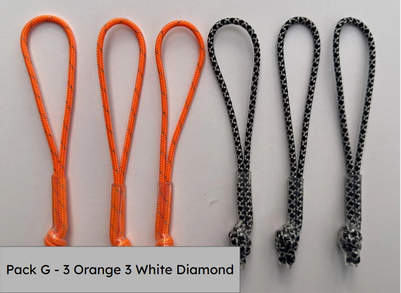 6-pack Elite Backpack Zipper Tags - Image 1 of 1