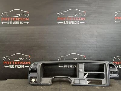 95-96 GMC K1500 PAINEL VELOCÍMETRO INSTRUMENTO MEDIDOR PAINEL MOLDURA AZUL ÍNDIGO 26I - Imagem 1 de 4