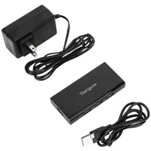 Brand New Retail Targus ACH215TT Black 7-Port USB 2.0 Power Hub - Picture 1 of 3