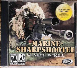 Marine Sharpshooter One Shot One Kill PC Videospiel CD-ROM ausgereift 17+ - Bild 1 von 3