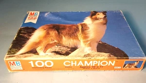 Vintage Puzzle 1976 Champion Collie Dog Jigsaw Puzzle Milton Bradley 1976 - Picture 1 of 6