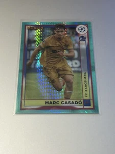 Marc Casado 2022-23 Topps Merlin Chrome UEFA AQUA PRISM REFRACTOR Rookie #50 - Picture 1 of 2