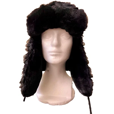 Sombrero Heurueh Trampero Flor Apliques Suave Imitación Piel Borde Imitación Gamuza Corbata Foto 1 de 4