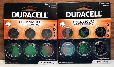 Batería de moneda de litio Duracell 2032 12 unidades 03/2033 Exp Foto 1 de 4