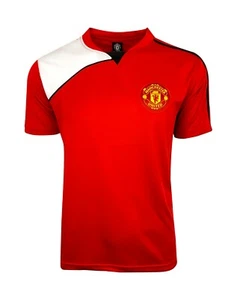 Icon Sports Man Utd Fußball Trikot Jugend XL / Erwachsene M - lizenziert rot Poly - Bild 1 von 4