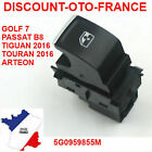 Bouton Leve Vitre GOLF 7 PASSAT TIGUAN  TOURAN noir Chrome 5G0959855