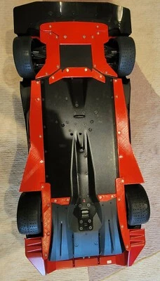 For Arrma FELONY 10 pc Full Under-Body Skid Plate kit w/ body protector w/screws - Image 1 of 4