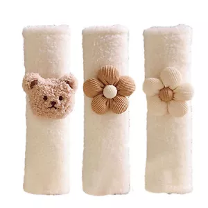 Velvet Seat Belt Cover Auto Plush Shoulder Pad for Seat Belt Soft Cute - Picture 1 of 15