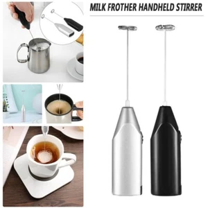 Frother Electric Milk Mixer Drink Foamer Coffee Egg Beater Whisk Latte Stirrer - Picture 1 of 6