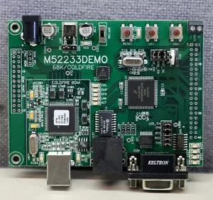 Freescale NXP Semiconductor M52233DEMO 68K ColdFire AXM-0384 Evaluation Board - Picture 1 of 2
