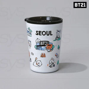 BTS BT21 Official Goods TUMBLER  SEOUL EDITION 11oz + Tracking Number - Picture 1 of 5