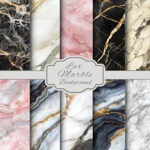 Luxe Marble - 50+ Digital Background File for Scrapbooking Craft Jurnal Paper - Bild 1 von 5